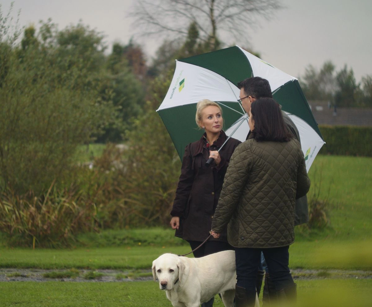 Rachael Ainscough meeting with landowners to discuss promotion opportunities.